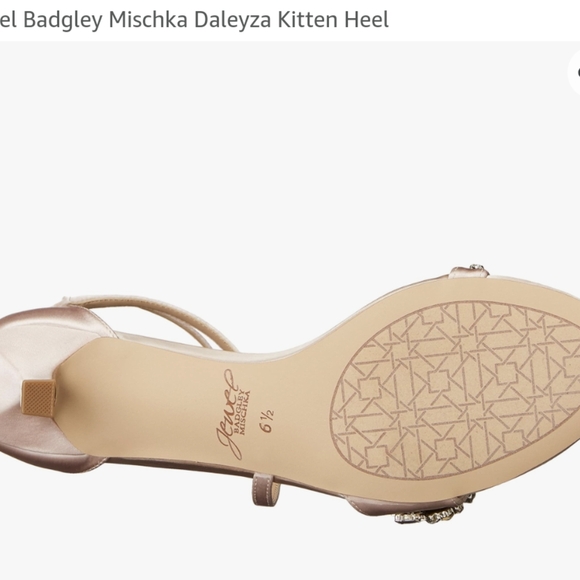 Jewel Badgley Mischka Daleyza Kitten Heels - Picture 4 of 7